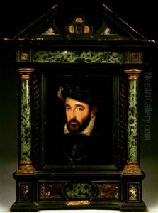 Portrait De Henri Ii by Francois Clouet