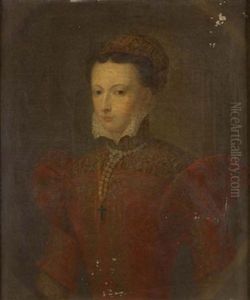 Portrait Of Mary Queen Of Scots by Francois Clouet