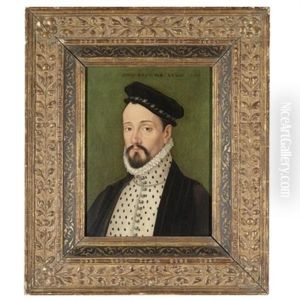 Portrait Of A Bearded Young Man At The Age Of 34, Bust Length, Wearing A Black Cap
