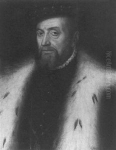 Portrait Of A Gentleman (duke Of Montmorency?) by Francois Clouet