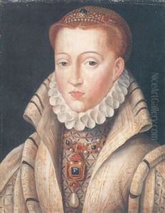 Portrait Of A Lady ( Lady Jane Grey ?) In Gold-embroidered Coif And White Ruff Portrait Of A Lady ( Lady Jane Grey ?) In Gold-embroidered Coif And White Ruff
