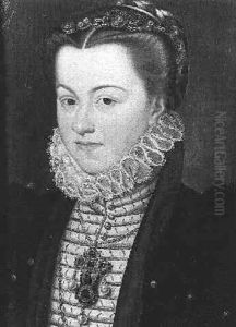 Portrait D'elisabeth D'autriche by Francois Clouet