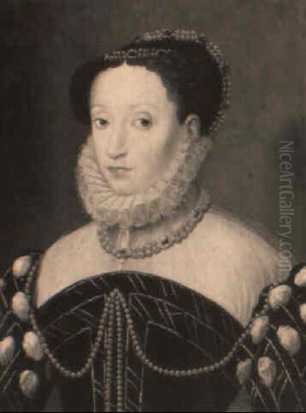 Portrait De Jeune Femme A La Collerette - view 1