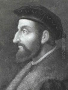 Portrait Of Man With Fur Ruff And Black Cap by Francois Clouet