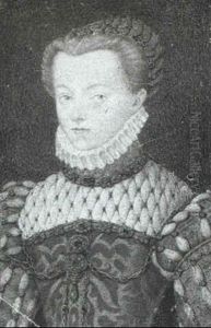 Queen Elizabeth Of Austria by Francois Clouet