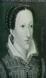 Portrait De Marie Stuart by Francois Clouet