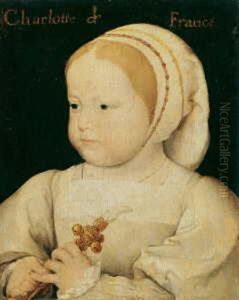 Kinderbildnis Der Madeleine De France by Jean (Jehannet) Clouet