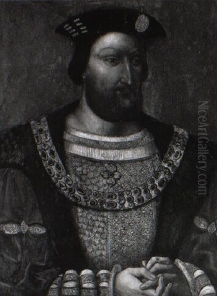 Portrait Of Francois I In A Fur-lined Coat And Jewelled Chain - view 1