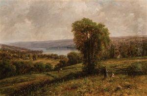 A View On The Lake by George Lafayette Clough