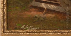 View Of A Backyard by George Lafayette Clough