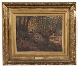 Hudson River School Landscape by George Lafayette Clough
