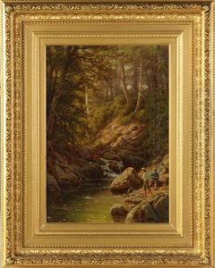 2 Fly Fishermen by George Lafayette Clough