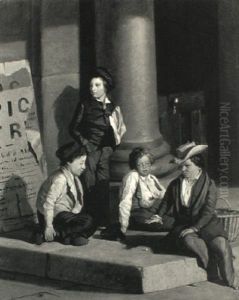 Boys Playing Knucklebones by George Lafayette Clough