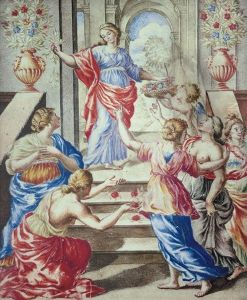 Scena Allegorica by Giulio Clovio