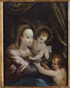 Madonna Con Bambino E San Giovannino Madonna Con Bambino E San Giovannino