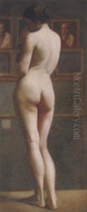 Une Femme Nue by Jean Andre Alfred Cluysenaar