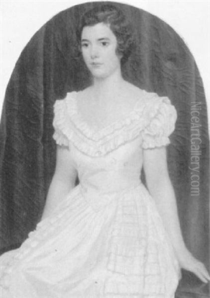 Portrait Of Woman In White - view 1