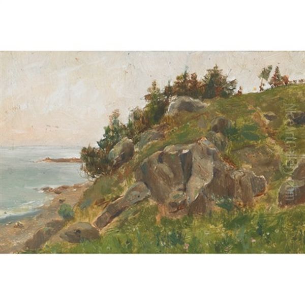 Afternoon, Bar Harbor, Mt. Desert, Maine (+ Rocky Shoreline, Maine; Pair) - view 1