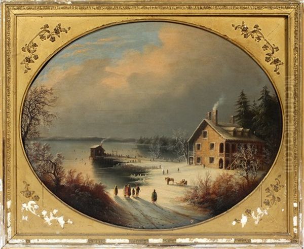 Winter On The River - view 1