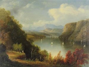 View Of The Hudson by Edmund C. Coates