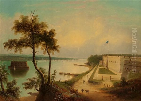 Staten Island In The Narrows, New York, 1864 - view 1