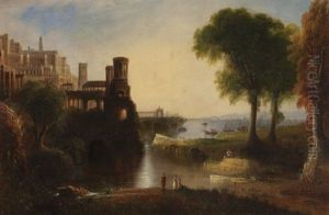 Untitled (landscape With View Of Harbor)