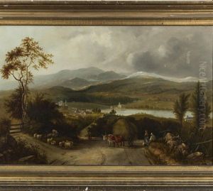 View Of Meredith, New Hampshire by Edmund C. Coates