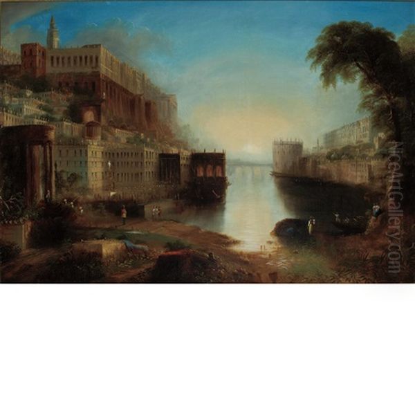 Architectural Fantasy (ovid Banished From Rome) - view 1