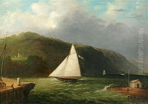 Lighthouse On The Hudson Near Caldwell Landing - view 1