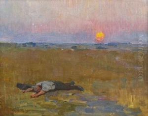 Figure At Dawn by George James Coates