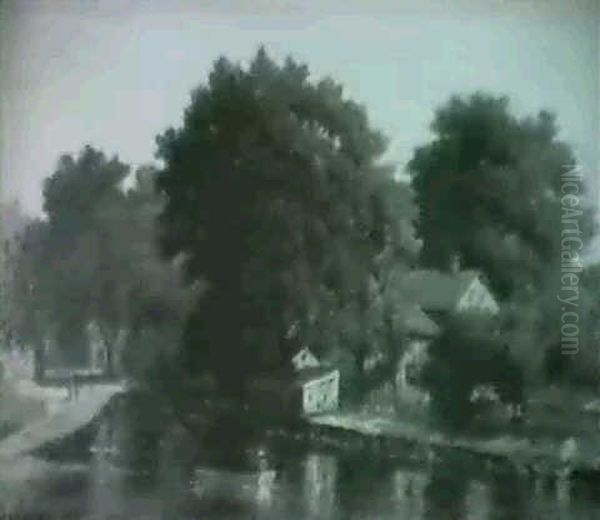 Stream By The Village - view 1