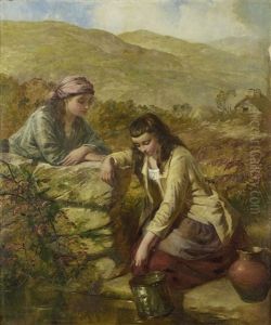 Collecting Water by Edward John Cobbett