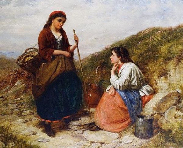 A Chat By The Wayside - view 1