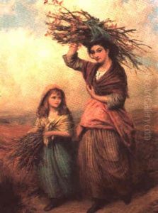 The Faggott Gatherers by Edward John Cobbett