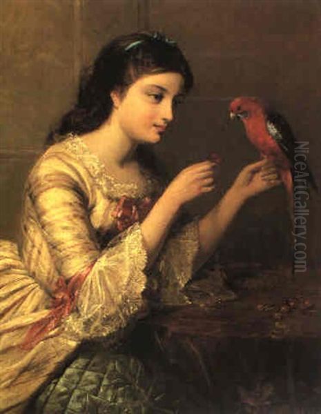 A Lady With A Parrot - view 1