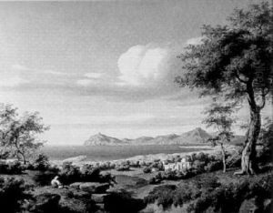 Sudliche Landschaft by Louis Coblitz