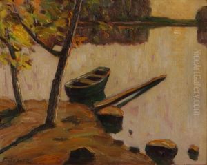 Sunset On The River by Frank Coburn
