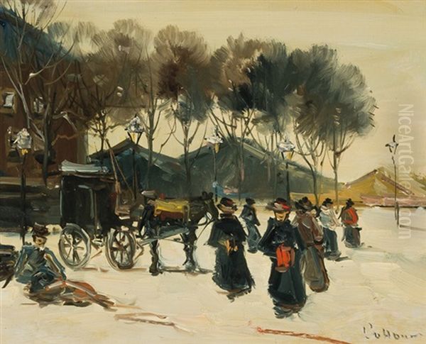 Winter Street Scene - view 1