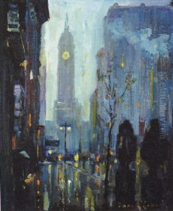 The City At Night by Frank Coburn