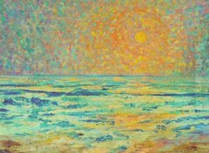 Sunset At The Shore by Frank Coburn