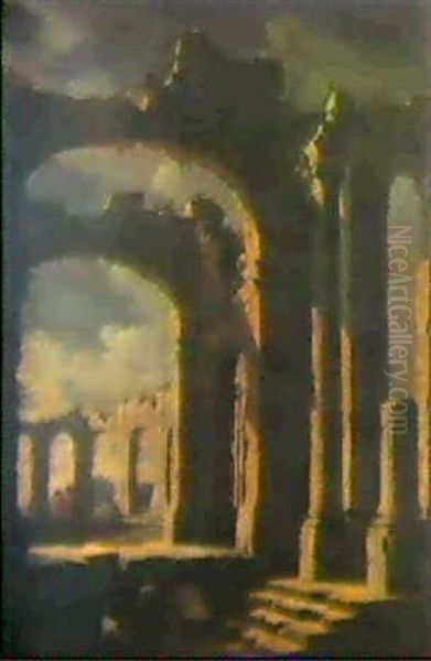 Vue De Palais En Ruines - view 1
