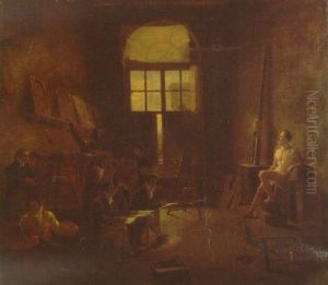 Atelier De David by Leon Mathieu Cochereau