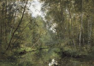 L'epte A Gasny (eure) (1873)