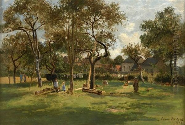 Enfants Dans Un Jardin - view 1