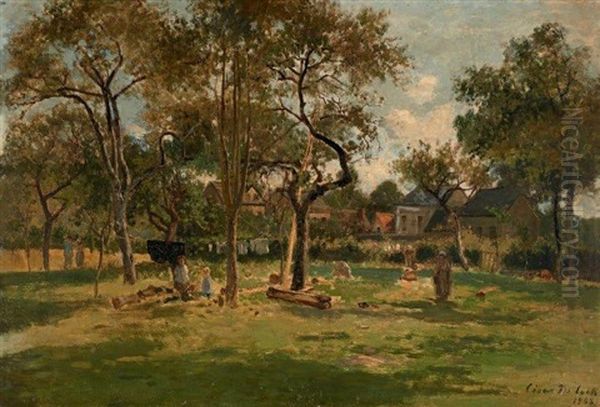 Personnages Dans Un Jardin - view 1