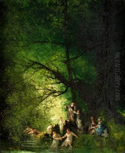 Badevergnugen by Cesar De Cock