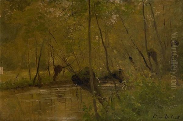 Le Long De La Riviere De Lepth En Normandie - view 1