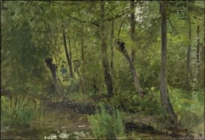Metsalampi (forest Pond) by Cesar De Cock