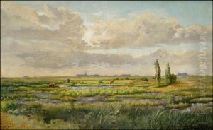 Paimen Avarassa Maisemassa (a Herdsman In A Vast Landscape)