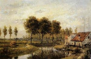 Les Lavandieres Pres Du Moulin